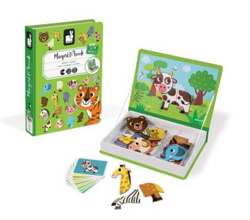 shumee Magnetna sestavljanka Živali Magnetibook, Janod