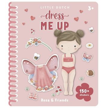 shumee Knjiga z nalepkami - Rosa & Friends Dress Up, Little Dutch