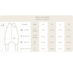 shumee LIGHT 1 TOG spalna vreča z nogami Goose Family S 12m+, BabySteps