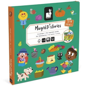 shumee Magnetistories magnetna sestavljanka Na vrtu, Janod