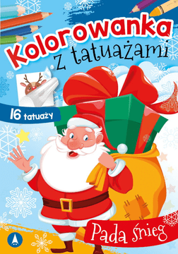 shumee Stran za barvanje tetovaž s padajočim snegom