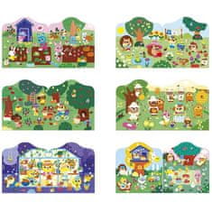 shumee Sticker Book Garden 18m+, Janod