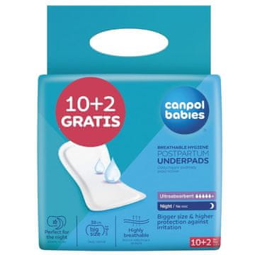 shumee Zračne poporodne nočne vložke 10+2, Canpol Babies