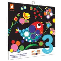 shumee Ustvarjalni set Okrogle nalepke My arts & crafts 3+, Janod