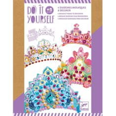shumee DIY Art Kit - Princess Crown Mosaics, Djeco