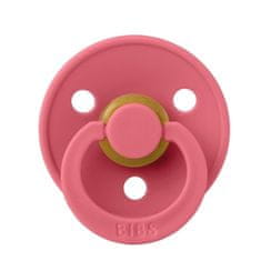 BIBS Simetrična gumijasta duda SYMMETRICAL M CORAL 6m+, Bibs