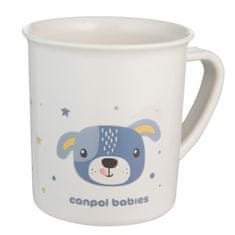 shumee Plastični kozarec z ročajem Cute Animals - Blue Dog, Canpol Babies