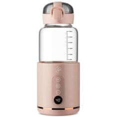 shumee Prenosna otroška steklenička, grelnik vode in mleka - roza, MY BABY BOTTLE
