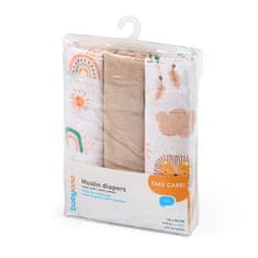 shumee Plenice iz muslina Rainbow 70x70, Babyono