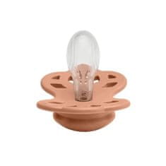 BIBS Silikonski cucelj INFINITY M PEACH 6m+, oprsnice