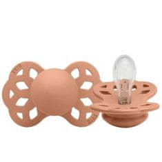 BIBS Silikonska simetrična duda INFINITY S PEACH 0+, Bibs