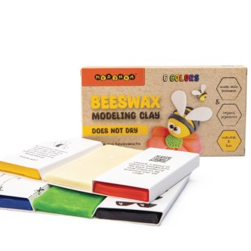 shumee Naravna modelirna masa Medenka s čebeljim voskom (6 barv)