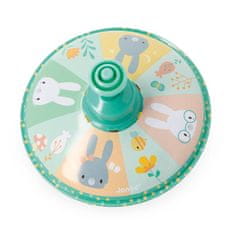 shumee Kovinski vrtavka Rabbits Pure - zelen ročaj, Janod