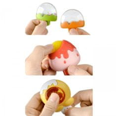 shumee Senzorična igrača Spinner Zamenljiva - čebela, piščanec in zajec, Woopie