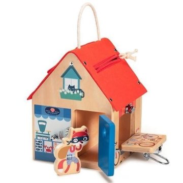 shumee Lesena manipulacijska hiša s ključavnicami, Lisica Vlomilec, Lilliputiens