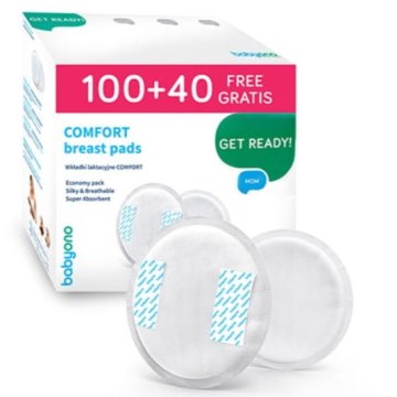 shumee Comfort blazinice za dojenje 100+40 kos, Babyono