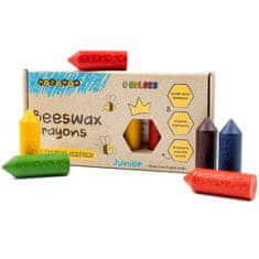 shumee Medenka JUNIOR svinčniki iz čebeljega voska 1+ (6 barv) 100% naravno