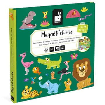 shumee Magnetistories magnetna sestavljanka Afriške živali, Janod