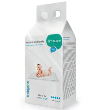 shumee Previjalne podloge 40x60 - 20 kosov, Babyono