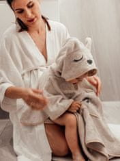 shumee Linen Cloud Dancer Kimono Robe, BabySteps
