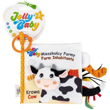 shumee Senzorična knjiga s kolesom Prebivalci kmetije, Jolly Baby