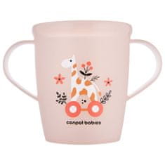 shumee Odprta skodelica z ročaji 250 ml TOYS coral, Canpol Babies