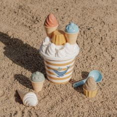 shumee Set peska z vedro za sladoled Little Dutch Blue Ocean Dreams
