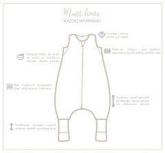 shumee Spalna vreča z nogami 2,5 TOG Magic Sea Animals S 12m+, BabySteps