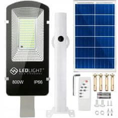 shumee VRTNA LANTERNA SOLARNA SVETILKA ZA STEBER MOČNA 800W ULIČNA SVETILKA 146LED