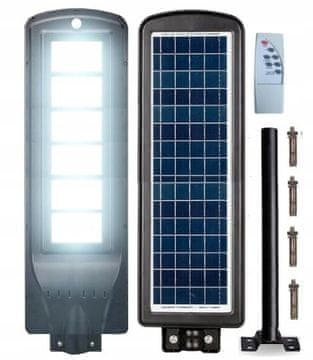 shumee VELIKA ZUNANJA SONČNA LED ULIČNA SVETILKA Z MOČJO 1200 W LANTERNO SENZORJEM