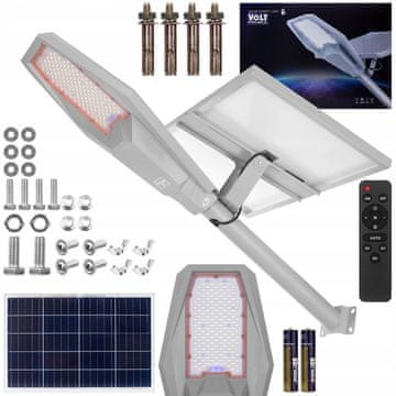 shumee SONČNA VRTNA LUČ NA DROG, MOČNA 1500 W, VELIK PANEL IN 60 Ah BATERIJA