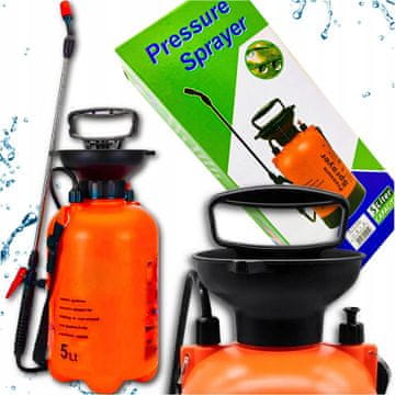 shumee 5L ROČNA TLAČNA ŠKROPILNICA Z DOLGO SUBICO ŠKROPILNICA ZA GOSTE SREDSTVA