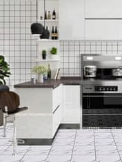 shumee Samolepilne PVC marmorne ploščice 10 kosov, trpežne, vodoodporne 0,9 m²