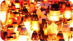 shumee LED vložek za sveče za sveče na baterije, premični plamen 8 cm