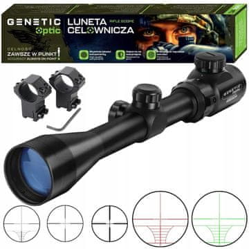 shumee DALJNOGLED 3-9x40 MIL-DOT GENETIC OPTIK, SOLIDNO IZDELAN, PREMIUM