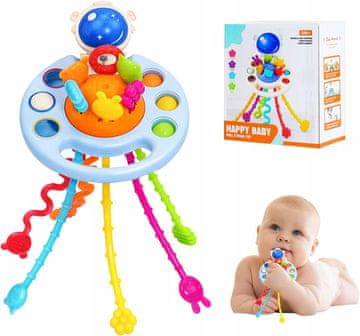 shumee HOBOTNICA 6-V-1 GRISALA VARNA ČUTILNA IGRAČA ZA ZOBE