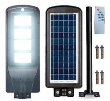 shumee VELIKA ZUNANJA SONČNA LED ULIČNA SVETILKA Z MOČJO 700 W LANTERNO SENZORJEM