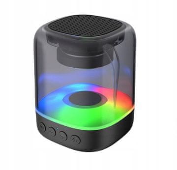 shumee BREZŽIČNI BLUETOOTH ZVOČNIK BOOMBOX PRENOSNI PROZORNI