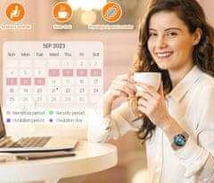 shumee ŽENSKA PAMETNA URA IP68 NA ZAPESTNICI, ELEGANTNO VODOTESNO DARILO