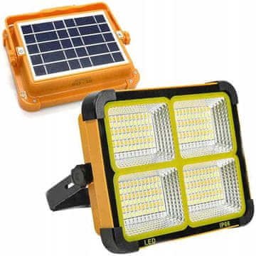 shumee PRENOSNA HALOGENSKA LED SVETILKA PRENOSNA SONČNA 150 W