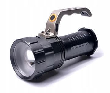 shumee MOČNA LED POLICIJSKA SVETILKA Z ZOOMOM IN ISKANJEM 3xAK T-6