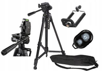 shumee DRŽALO ZA SELFIE PALČKO, STATIV, DALJINSKI UPRAVLJALNIK, NASTAVLJIV, PRENOSNI, ALUMINIJAST