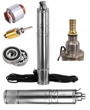 shumee GLOBINSKA ČRPALKA ZA ČISTO VODO 1500 W 75 M TLAČNI HIDROFONSKO