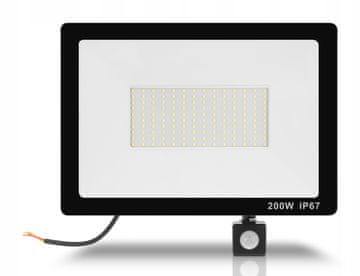 shumee Svetilka LED reflektor 200W PREMIUM B SENZOR GIBANJA