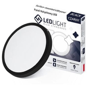 shumee LED stropna svetilka, nadometna, 24 W, neutripajoča, CCD, okrogla, nadometna, LED svetilka