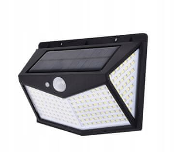 shumee SONČNA SVETILKA 64W S SENZORJEM GIBANJA V SMRAKU 212 LED