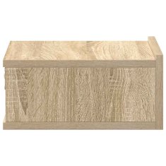 Vidaxl Stenske nočne omarice 2 kosa sonoma hrast 40x30x15 cm inž. les
