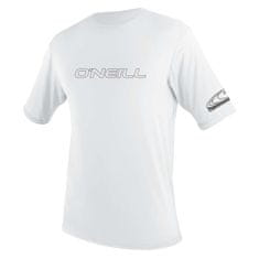 O'Neill Moška UV majica Basic Skins, kr rok, Bela, XS