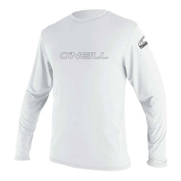 O'Neill Moška UV majica Basic Skins, dlg rok, bela