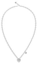 Guess Crazy In Love Jeklena ogrlica s srcem JUBN05212JWRHT/U